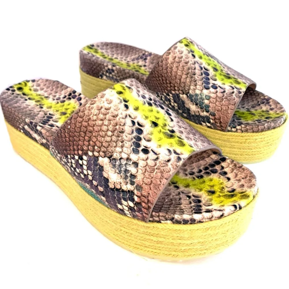 BNWOBOX Kate Spade Kia Espadrille-Lemon Sorbet Size 10 - Picture 2 of 10